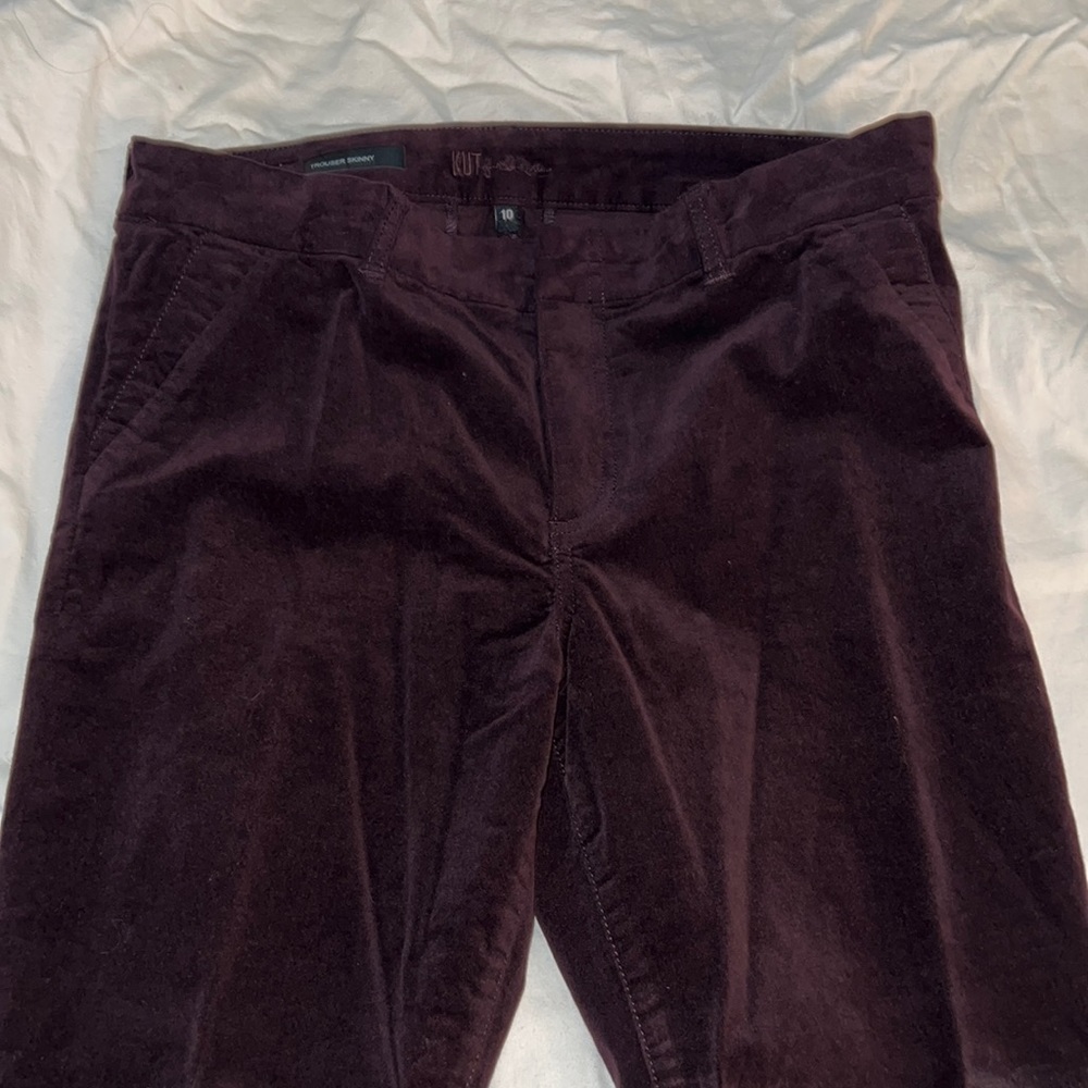 Aubergine Velvet Pants